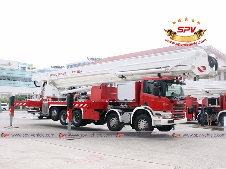 Fire Skylift Truck Scania-1
